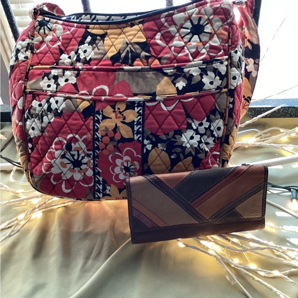 Vintage Vera Bradley BITTERSWEET CROSSBODY. (Wallet sold separately) - Picture 10 of 12